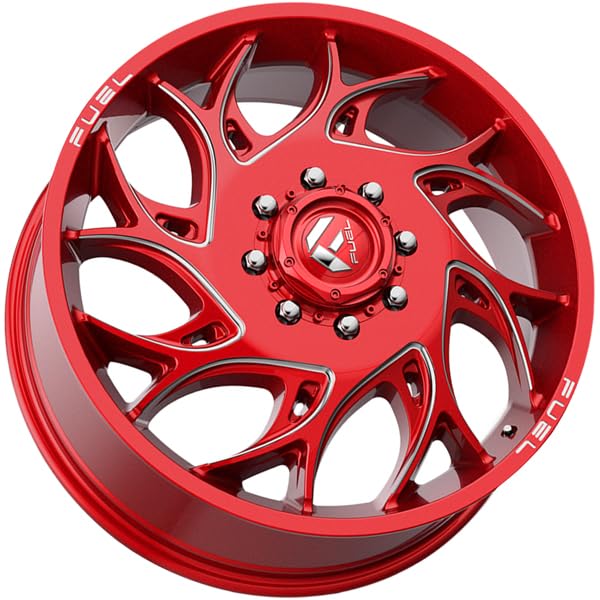 D742 RUNNER FUEL OFF-ROAD 20X8.25, 8X200, 8.76, 105mm CANDY RED MILLED - D742208292