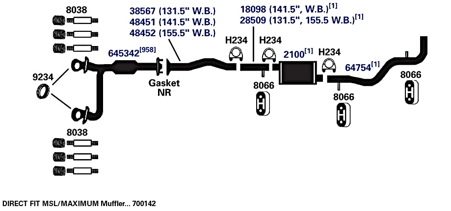38567 AP Exhaust Products Pipe