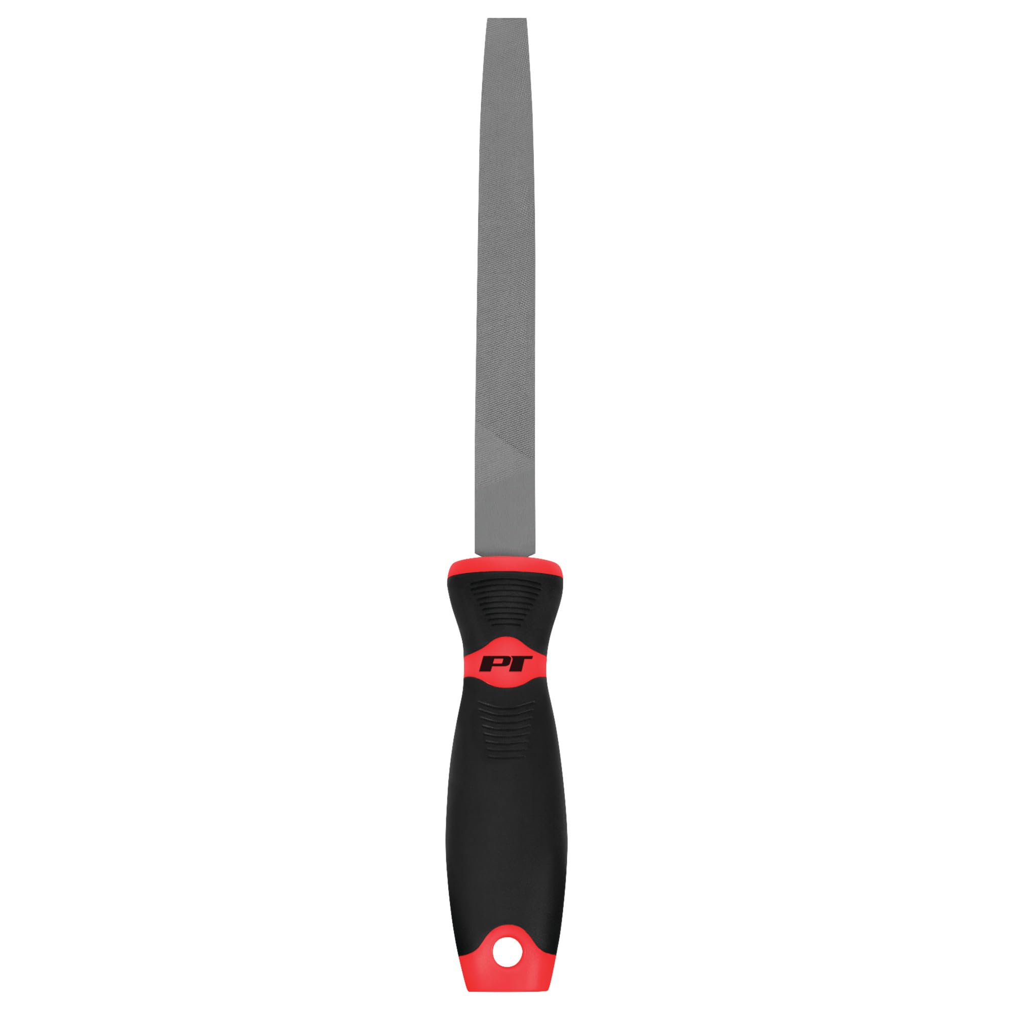 W7542 Performance Tool 8" Flat Mill File - Heat Treated High Carbon Steel, XL Oversized Handles for Better Grip and Control, 13.25-Inches in Length