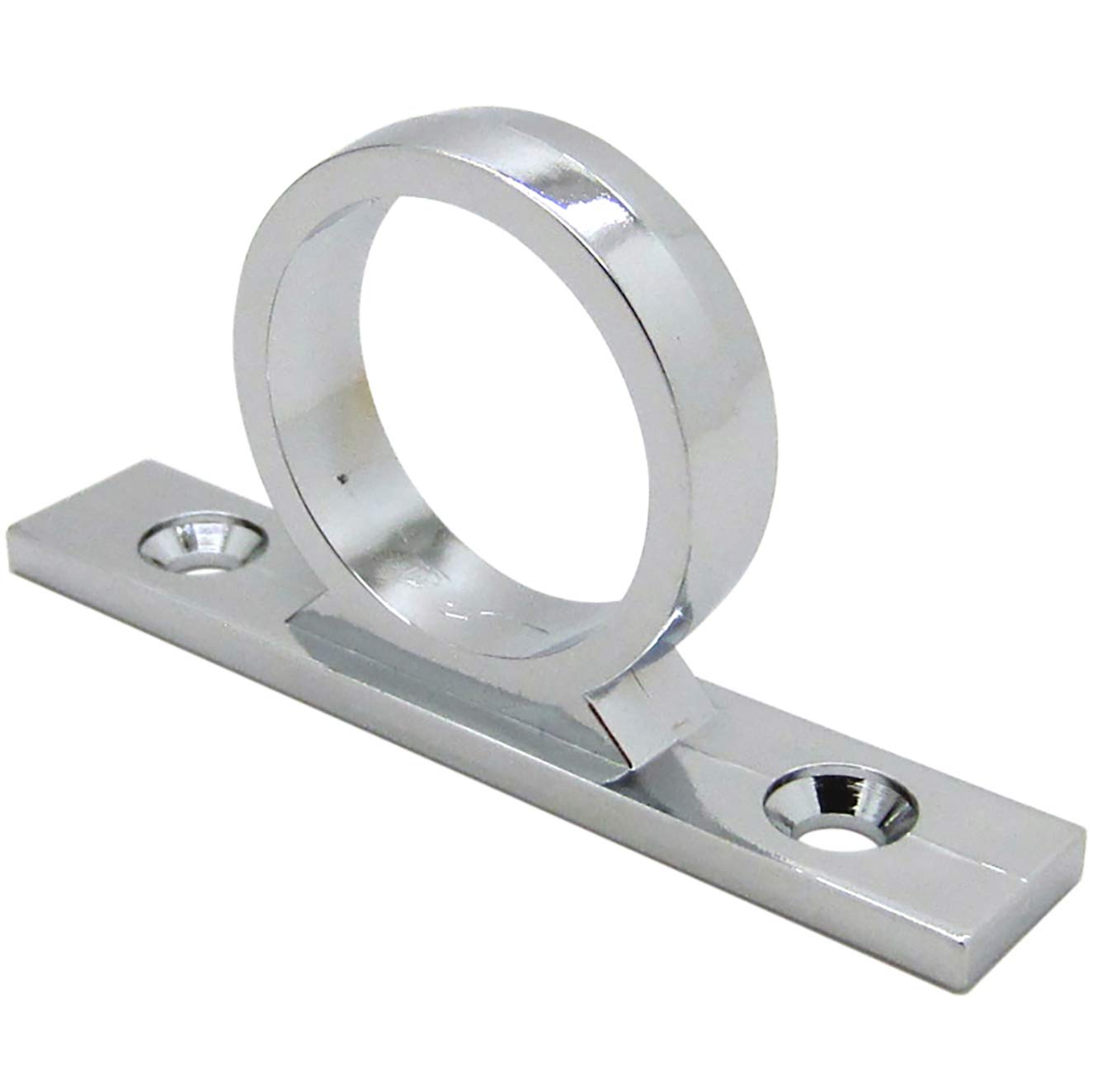 Dura Faucet RV Shower Hose Guide Ring DF-SA155-CP - Mounting Screws Included (Chrome Polished)
