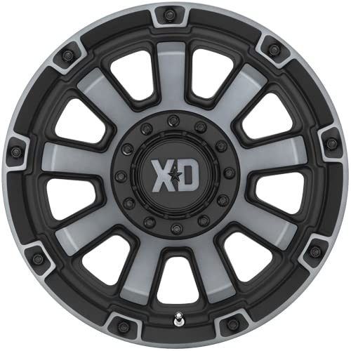 GAUNTLET XD852 20x10, Bolt Pattern: 8x180/, Offset: -18, SATIN BLACK WITH GRAY TINT, set of 1
