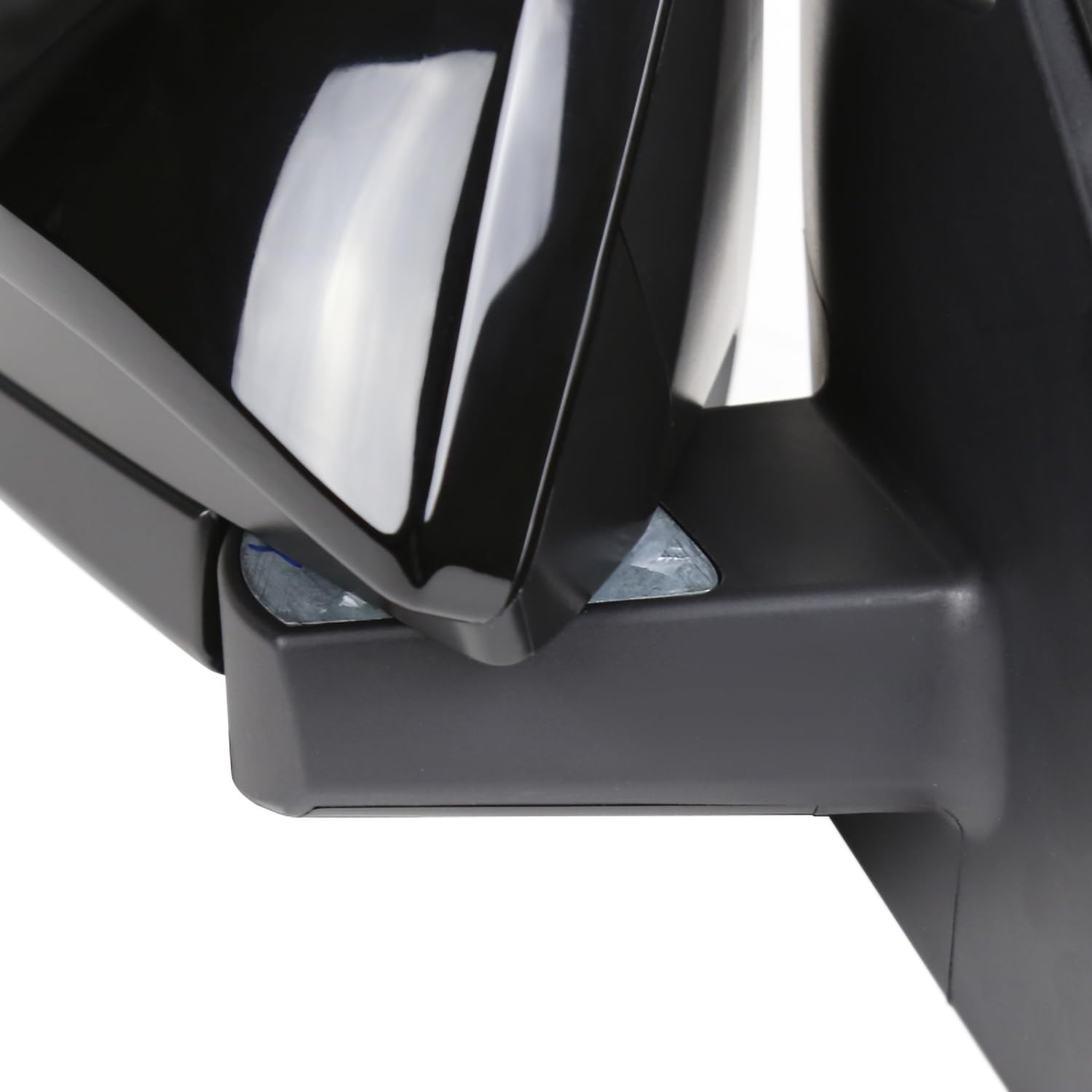 Spec-D Tuning Glossy Black Right Passenger Side Power Fold Heated 10 Pin Mirror + LED Signal Compatible with 2013-2015 Toyota RAV4