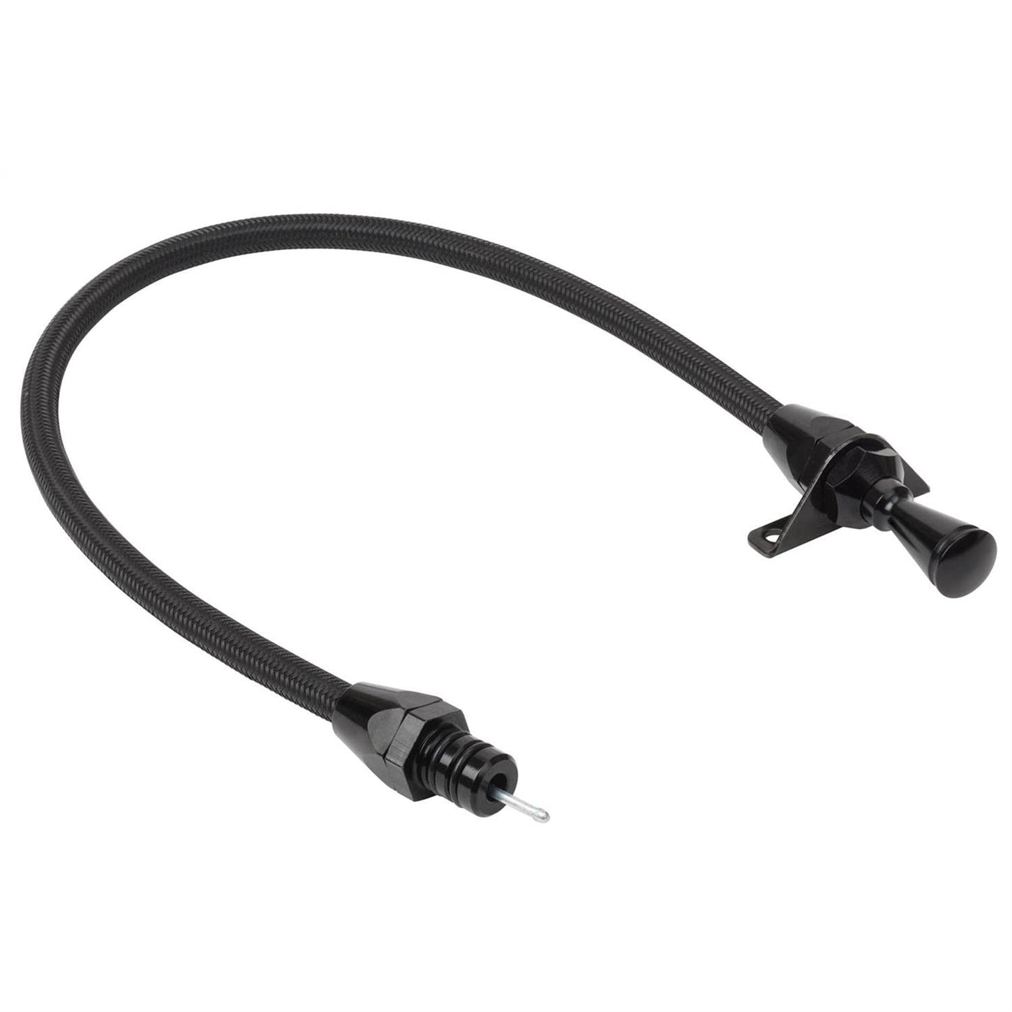 Lokar XTD-30C6FM36 36" Dipstick Trans C-6 Firewall Mount Black Ss Housing Performance Products