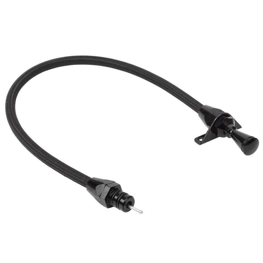 Lokar XTD-30C6FM36 36" Dipstick Trans C-6 Firewall Mount Black Ss Housing Performance Products