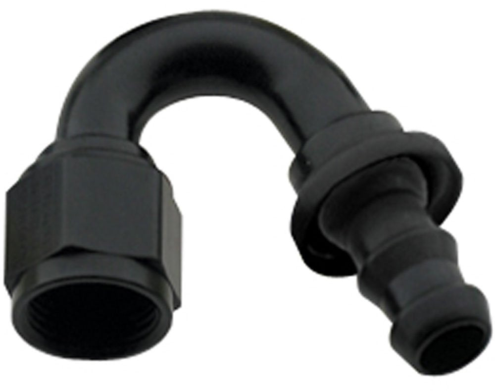 Black Fragola 215016-BL Size (-16) 150° Push Lock Hose Fitting