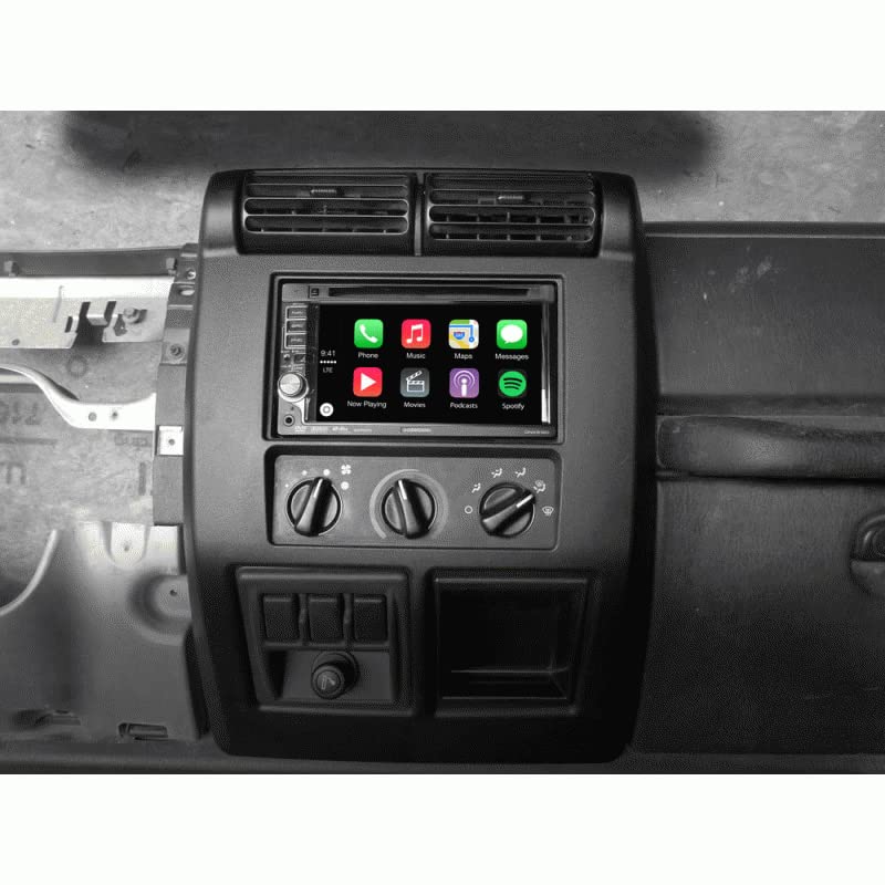 Metra 95-6549 DDIN in-Dash Install Kit 1997-2002 Jeep Wrangler
