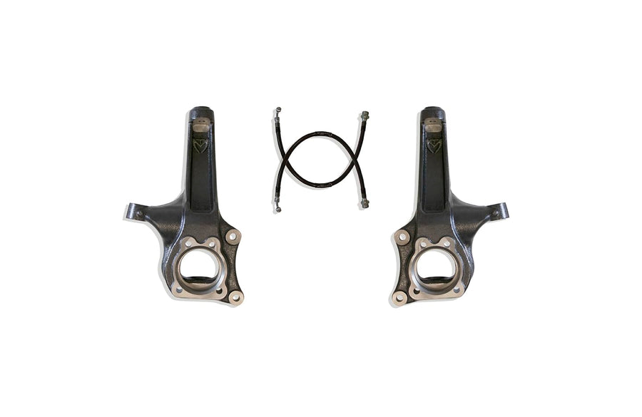 700440 MaxTrac Axle Spindle 4 in. Lift w/Extended Brake Lines Made From Ductile Iron E-Coated Incl. All Necessary Hardware Axle Spindle