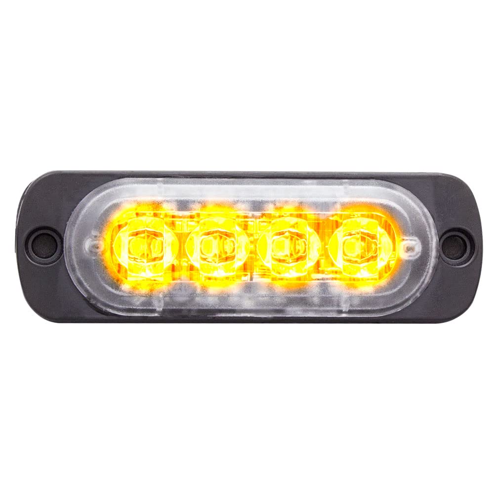 Lite Heise Marker Lights (4) 1.5 Watt - Amber - Municipality Series (HE-MULTE-4A)