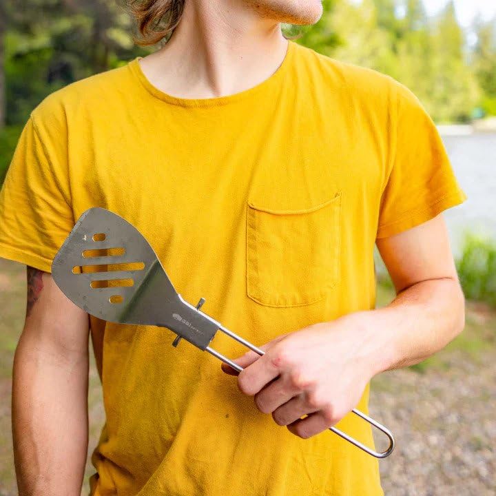 GSI Outdoors Chef Folding Spatula I Compact, Folding Spatula for Travel, Camping & RV