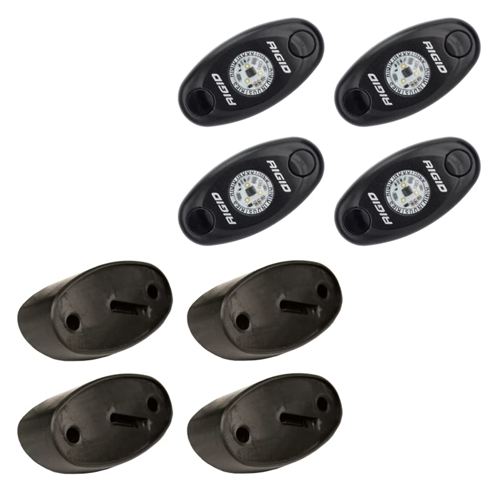 RIGID INDUSTRIES 4 Rock Light Kit Cool White For Night Crawling and Off Road Vehicles