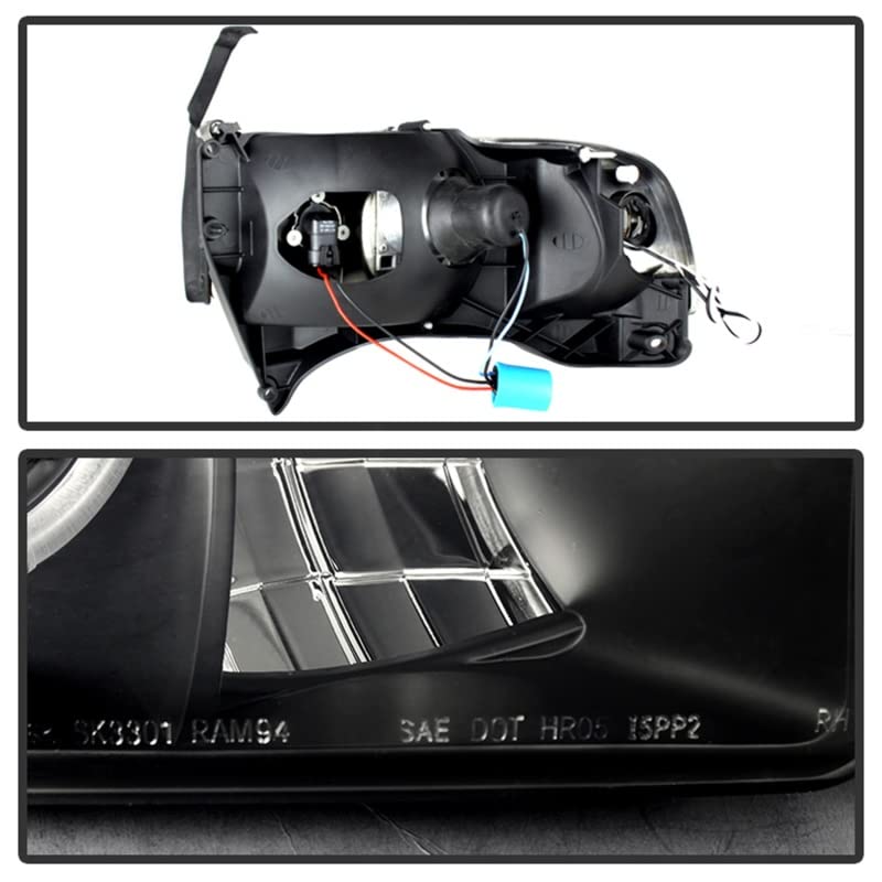Auto Spyder 5078414 LED Halo Projector Headlights Black/Smoked