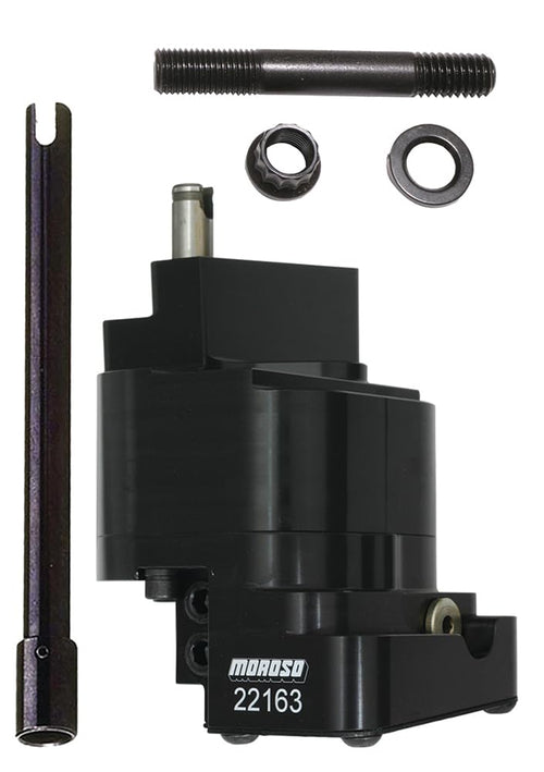 Moroso Billet High Volume Oil Pump 22188, Fits Big Block Chevy w/Stock Cam Height, Inc. Hardware and Shaft