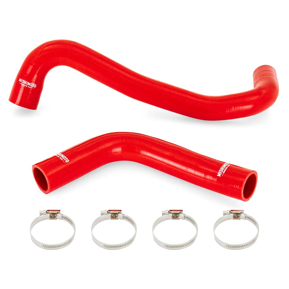 Mishimoto Silicone Radiator Hose Kit MMHOSE-LCR-99RD, Compatible With Toyota Land Cruiser 4.7L 1998-2007, Red