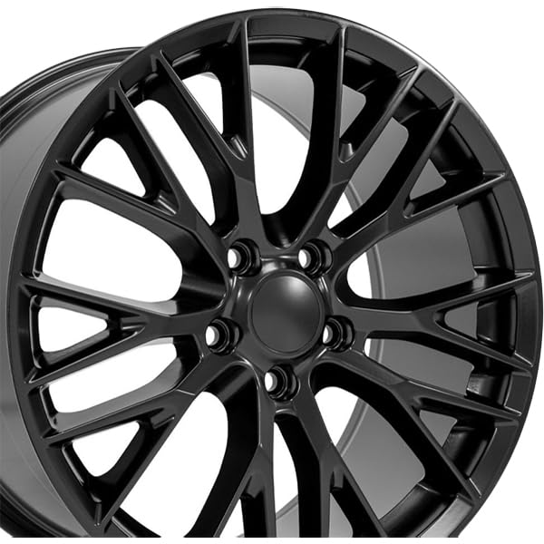 CV22B-18085-5475-56B1 Satin Black Wheel Painted Tires OE Wheels LLC (18 x 8.5 inches /5 x 120 mm, 56 mm O