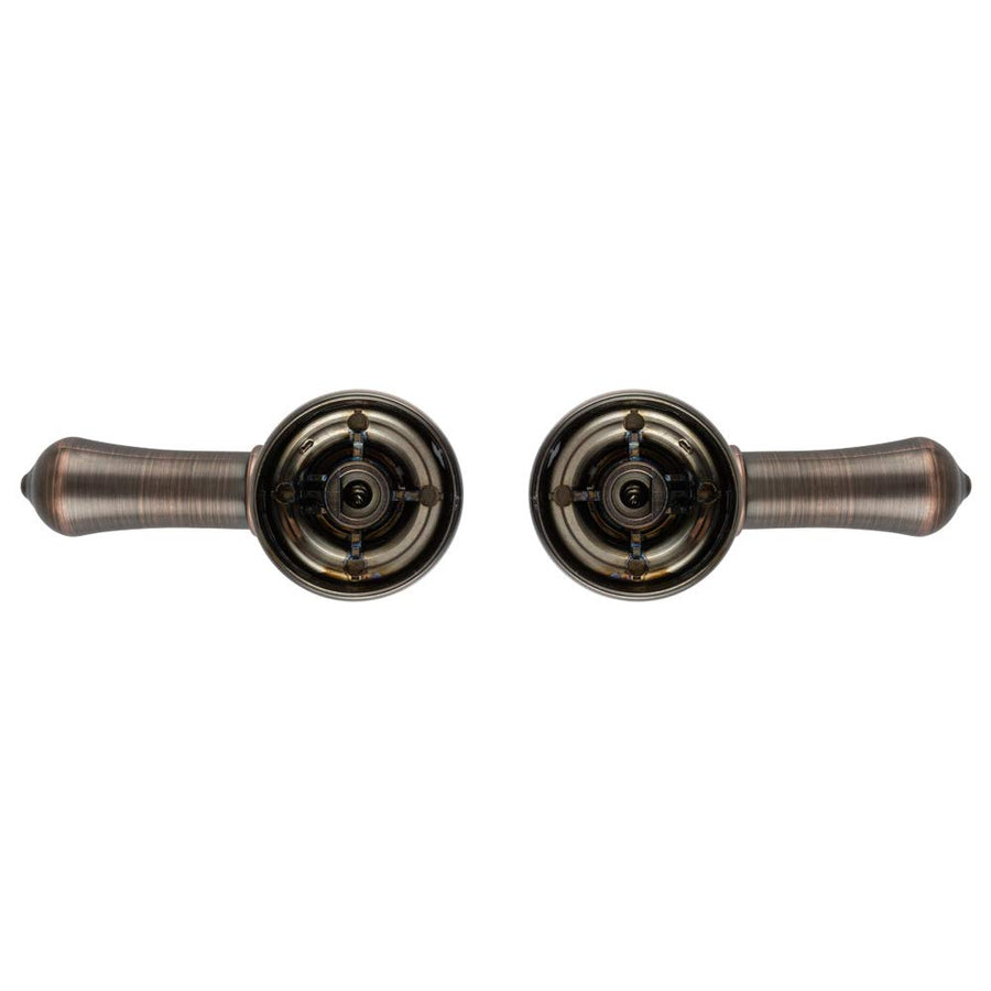 Dura Faucet RV Replacement DF-RKC-ORB Hot and Cold Classic Handles, Metallic Plating Over ABS Models Only (Oil Rubbed Bronze)