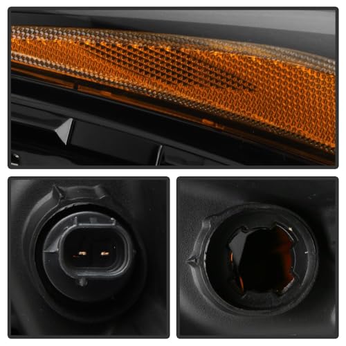 Toyota Highlander Spyder (OE) 20-23 XSE (Color Not fit LE/XLE/Limited/Bronze Edition/Platinum) w/LED DRL Projector Headlight - OE Black Right