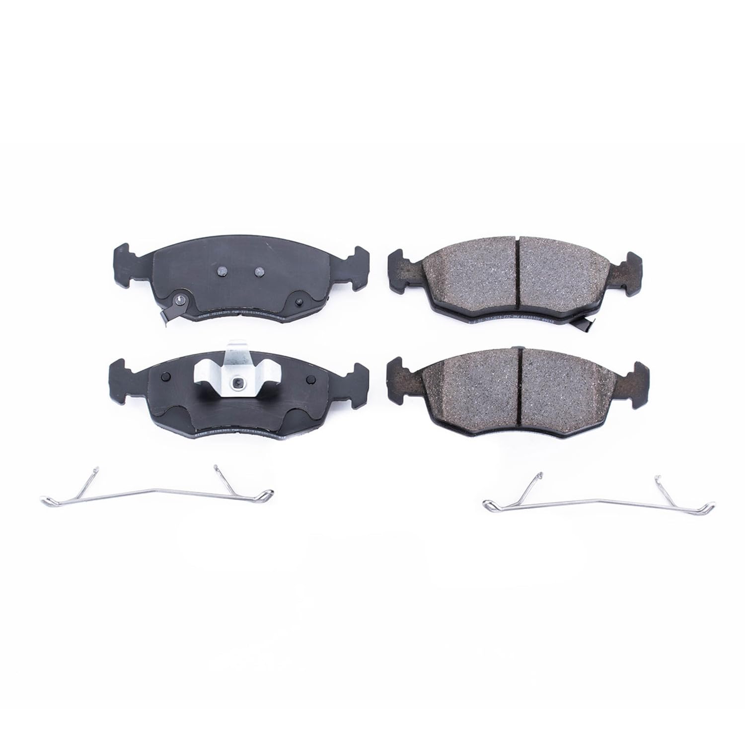 Power Stop Brake Kit Front For Fiat 500 2012-19 - Ceramic Brake Pads With Installation Hardware, 17-1568