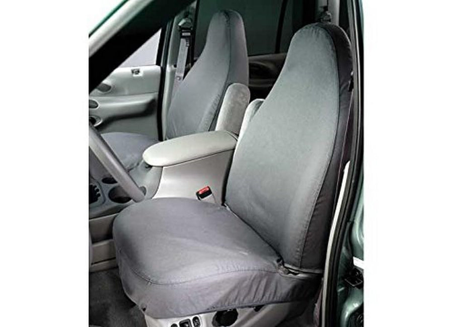 Covercraft SeatSaver Custom Fit Front Row Seat Cover for Select Nissan Frontier/Nissan Xterra Models - Waterproof (Grey)