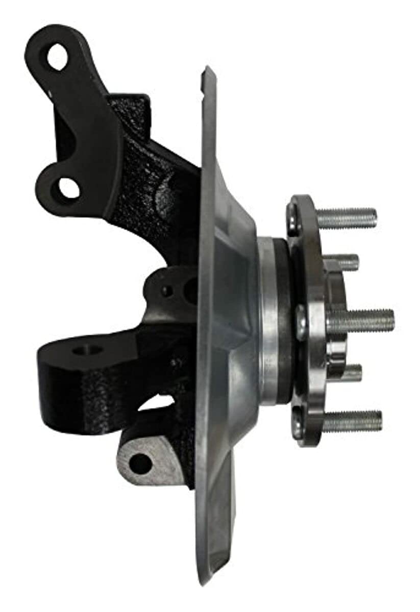 Steering Knuckle and Hub Assembly Crown Automotive 68088498AD, Black Silver