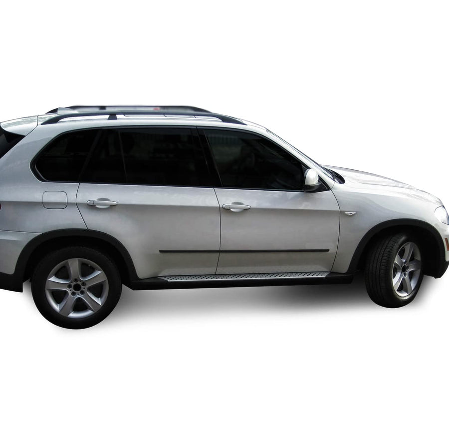 RBME70 Black Horse OEM Replica Running Board Compatible with 2007-2012 BMW X5