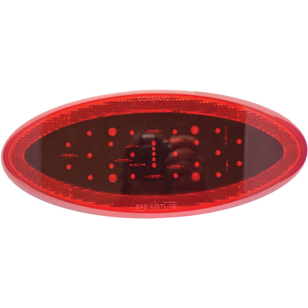Taillight CREATIVE PRO Elliptical Fasteners Unlimited 003-85 Led Red