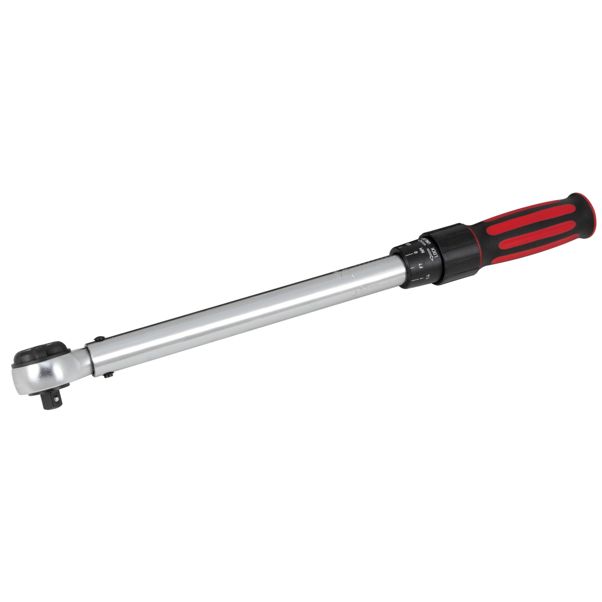 M198 Performance Tool 3/8-Inch Drive Click Torque Wrench With Patented Torque Adjusting Locking Collar (10 to 100 ft/lb)