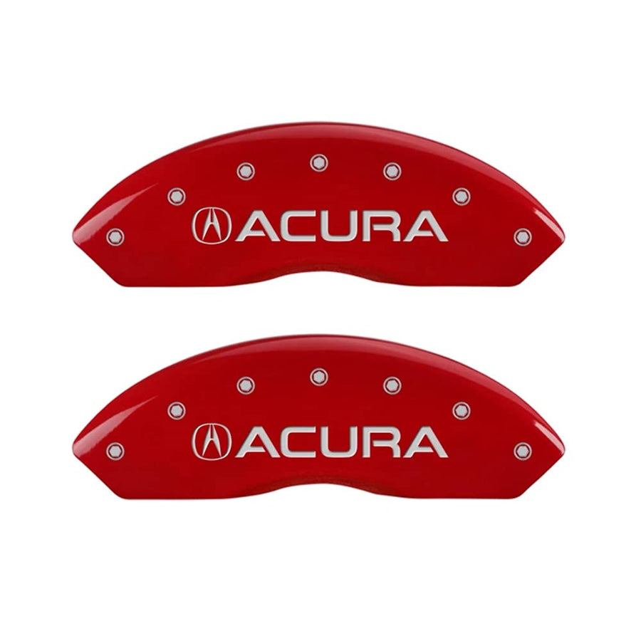 Brake Caliper Covers MGP - 2009-2014 Acura TL - Front and Rear Set - Red