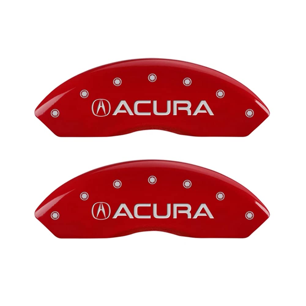 Brake Caliper Covers MGP - 2009-2014 Acura TL - Front and Rear Set - Red