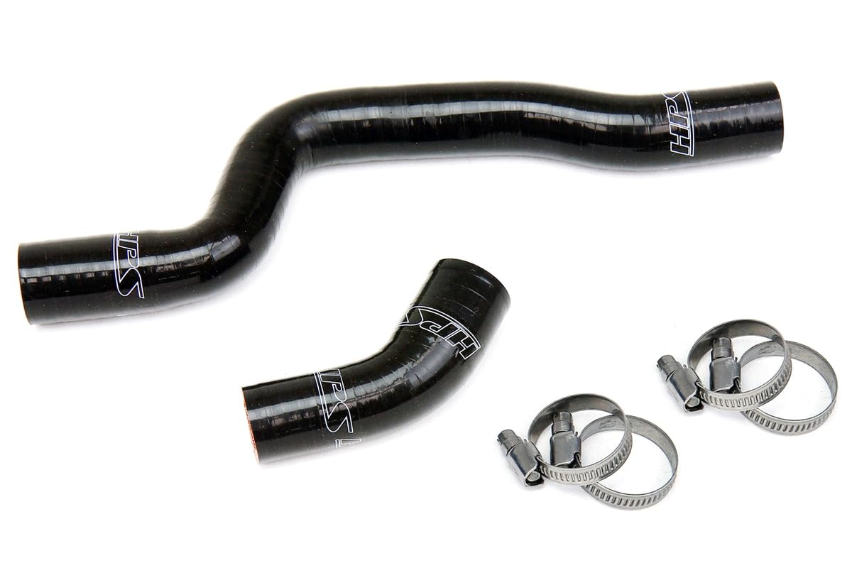 Black HPS 57-1356-BLK Silicone Radiator Coolant Hose Kit