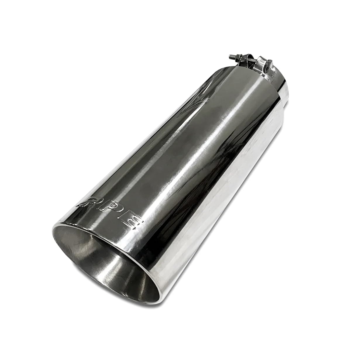 Performance Engineering Pacific 3'' Inlet Exhaust Tip 12.5'' Length, 304 Stainless Steel (Polished/Black) Polished