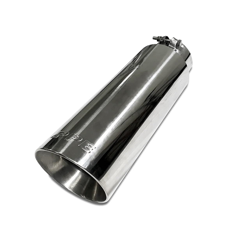 Performance Engineering Pacific 3'' Inlet Exhaust Tip 12.5'' Length, 304 Stainless Steel (Polished/Black) Polished