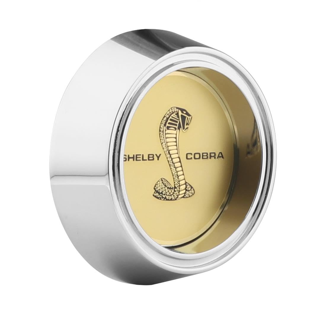 Shelby Cobra Cap-Gold Insert - Legendary Wheel (LW-HC018)