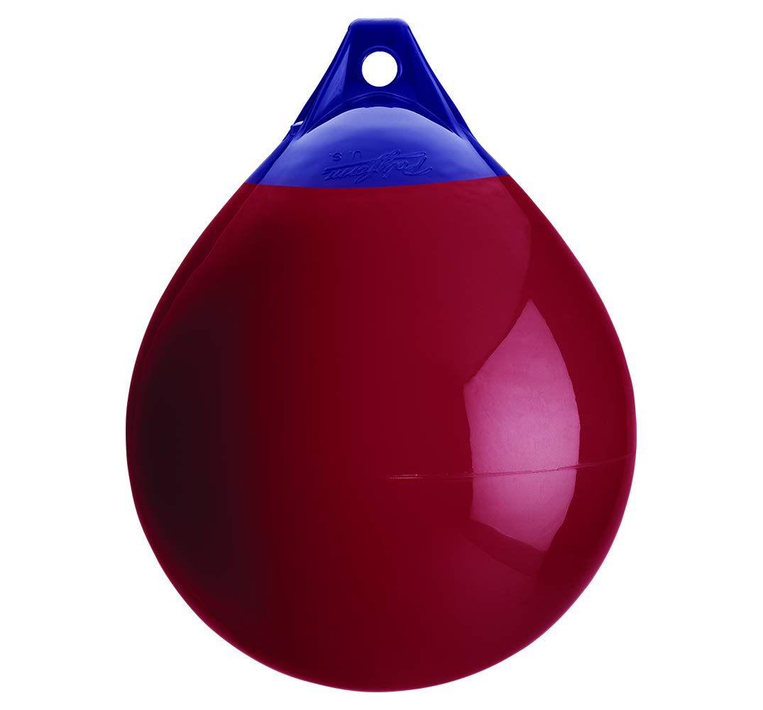 A Series Polyform Buoy - 17" x 23", Burgundy