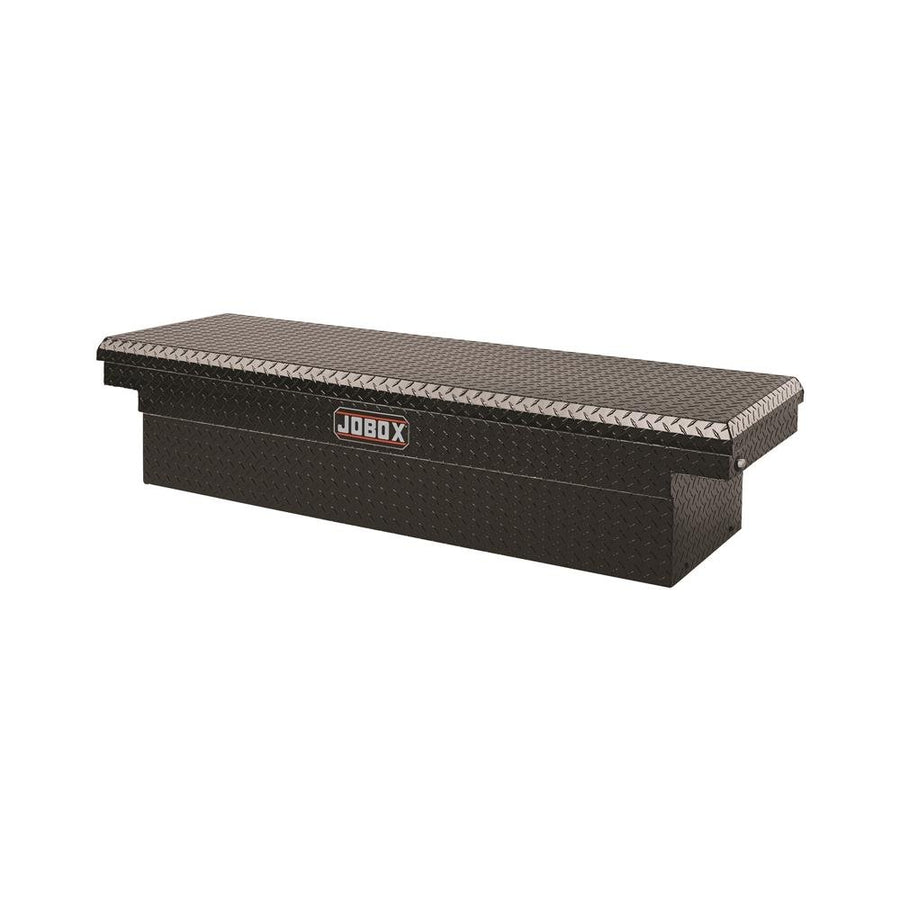 Black Aluminum JOBOX Single Lid Fullsize Crossover Truck Box PAC1580002