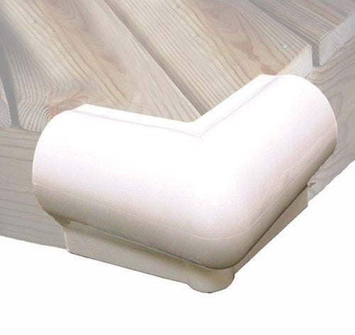 90 Degree Taylor Made Products Vinyl Dock Corner Bumper (White)