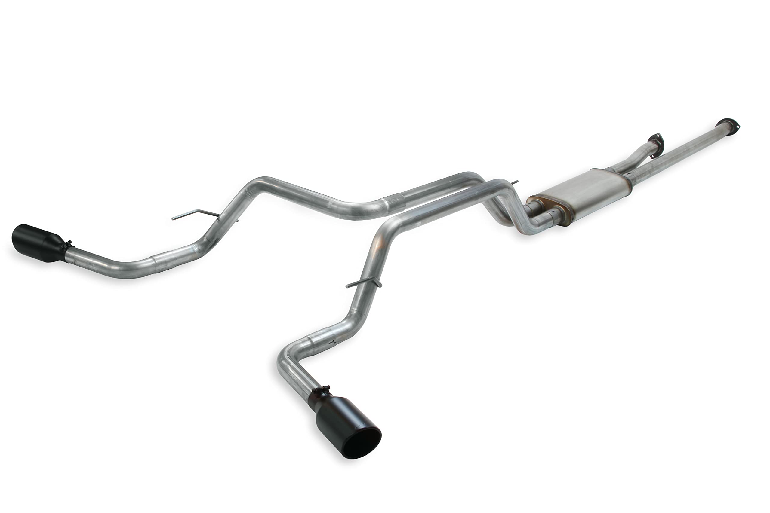 Flowmaster FlowFX 717664 Cat-Back Exhaust Kit 2.5 Inch 409 Stainless Steel 4.5 Inch Black Ceramic Tips Compatible with 2009-2021 Toyota Tundra 4.0L 4.6L 4.7L 5.7L 2/4WD