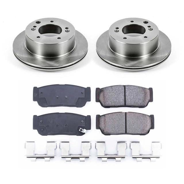 Power Stop KOE5901 Rear Replacement Brake Kit-OE Brake Rotors & Ceramic Brake Pads For Kia Sorento 2003-2006 [Model Specific]