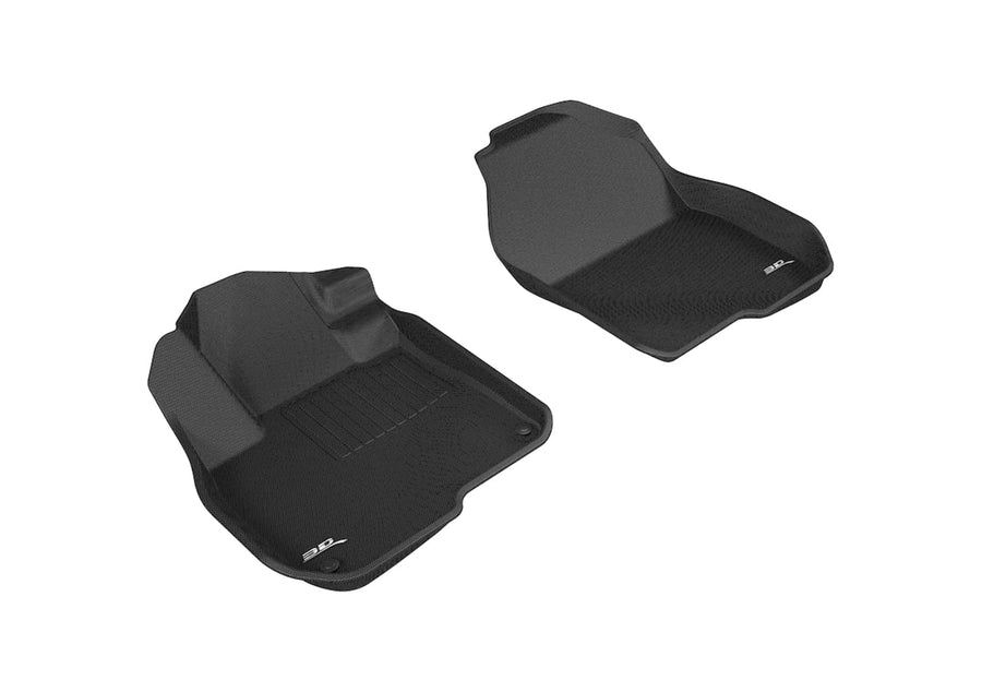 Kagu Floor Mat (Black) 3D MAXpider Custom Fit Compatible with Honda CR-V 2017-2022 - R1