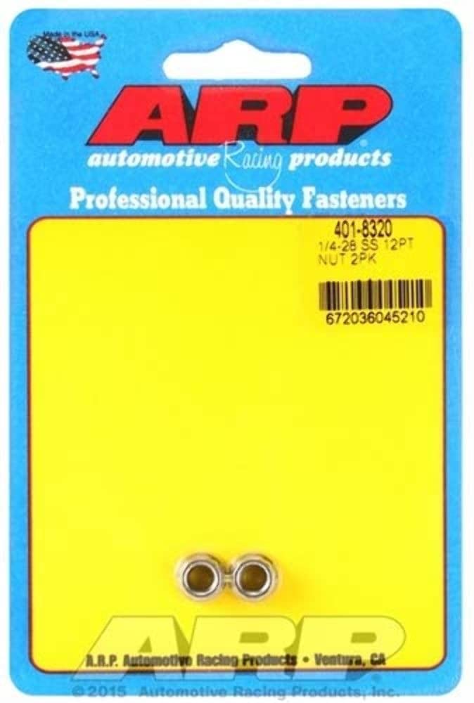 Nut Kit ARP 401-8320 (1/4-20 SS 12pt nut)