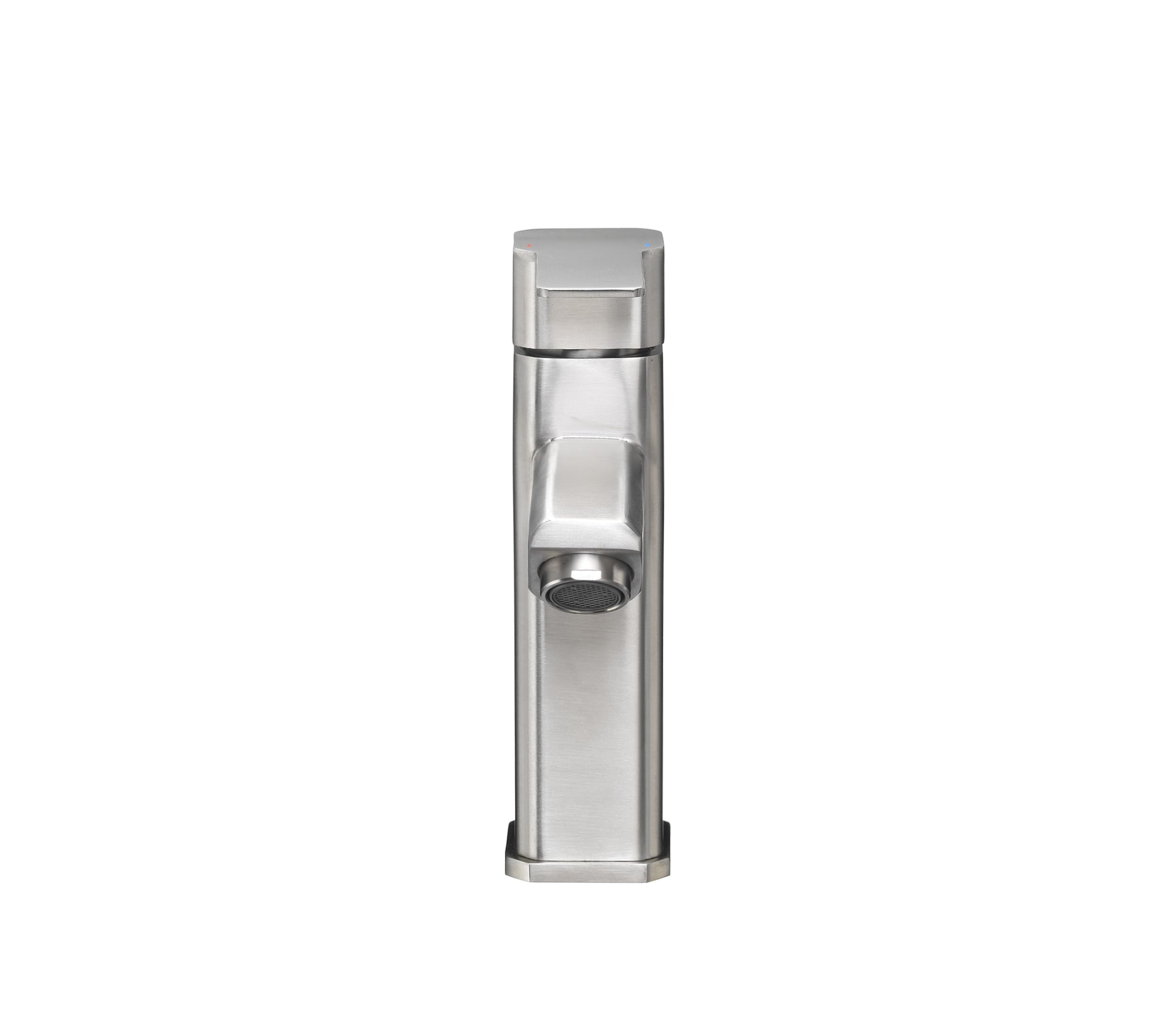Dura Faucet RV Modern Angular DF-ML803LQ-SN Lavatory Faucet - Single Handle (Brushed Satin Nickel)