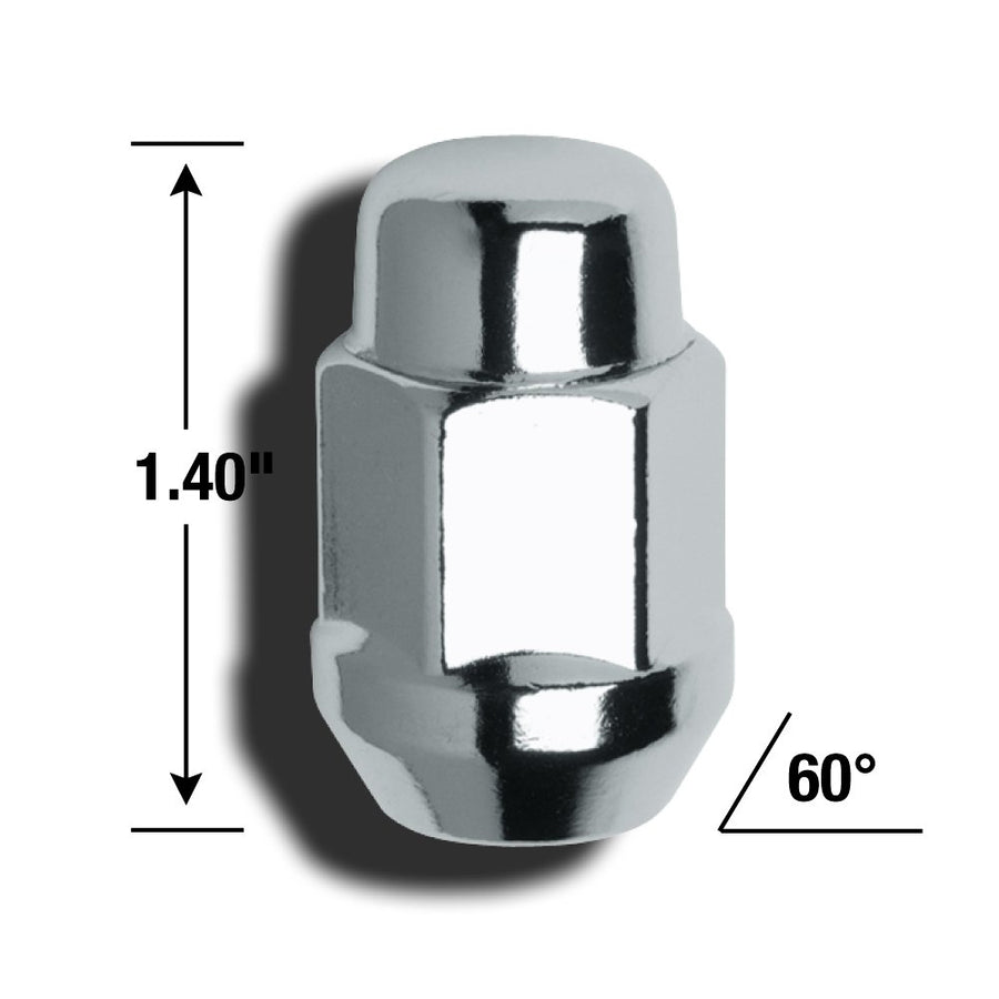 Heat Treated Gorilla Automotive Acorn Bulge Lug Nuts (12mm x 1.25 Thread Size)
