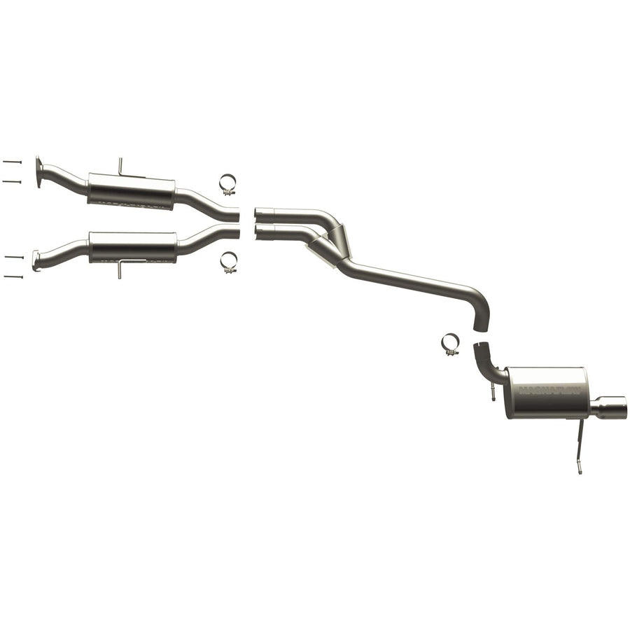 Large MagnaFlow Stainless Steel Performance Exhaust System Kit