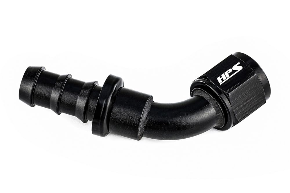 60 Degree HPS Performance -4 Push-On Aluminum AN Hose End, 150-6004