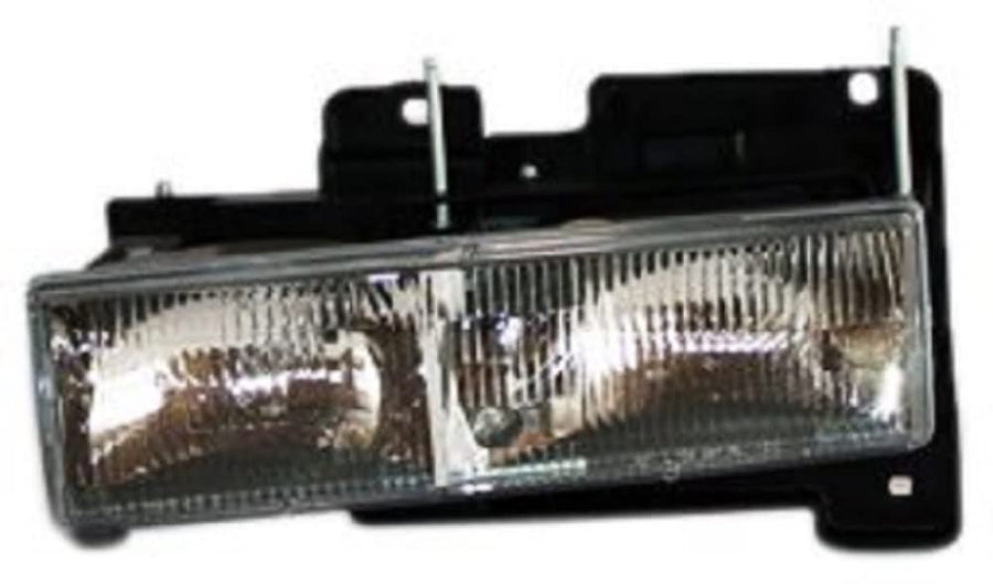 Left TYC Headlight Assembly Compatible with 1994-2002 Chevrolet GMC C/K