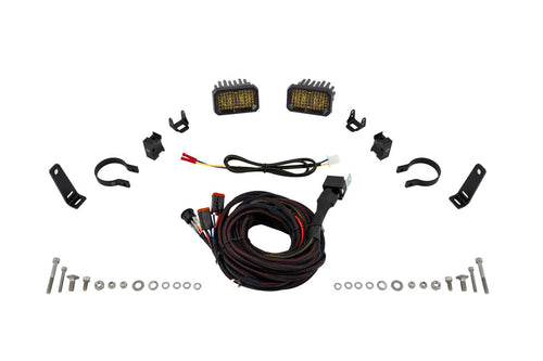 Stage Series Diode Dynamics Chase Light Kit for 2019-2024 Honda Talon, Yellow (3000K) SSC2 Sport Sport Yellow Flood