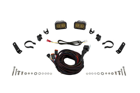 Stage Series Diode Dynamics Chase Light Kit for 2019-2024 Honda Talon, Yellow (3000K) SSC2 Pro Pro Yellow Flood
