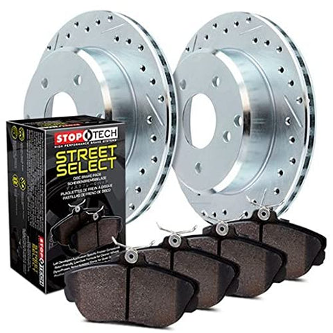 Select Sport Stoptech 925.33134 Axle Pack, Drilled & Slotted, 4 Wheel