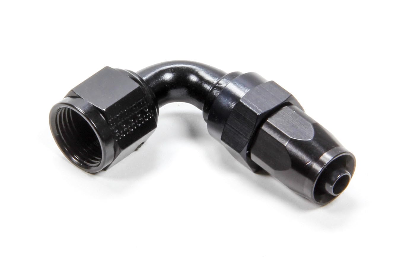 Fragola Performance Systems #8 Fem X #6 Hose 90 Deg Ucing Hose End Black 229007-BL