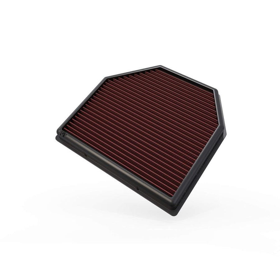 K&N Original High-Flow Lifetime Engine Air Filter: Increase Power & Acceleration, Washable, Premium: Compatible with 2011-2019 BMW: M2, M3, M4, M5, M6, 33-2488