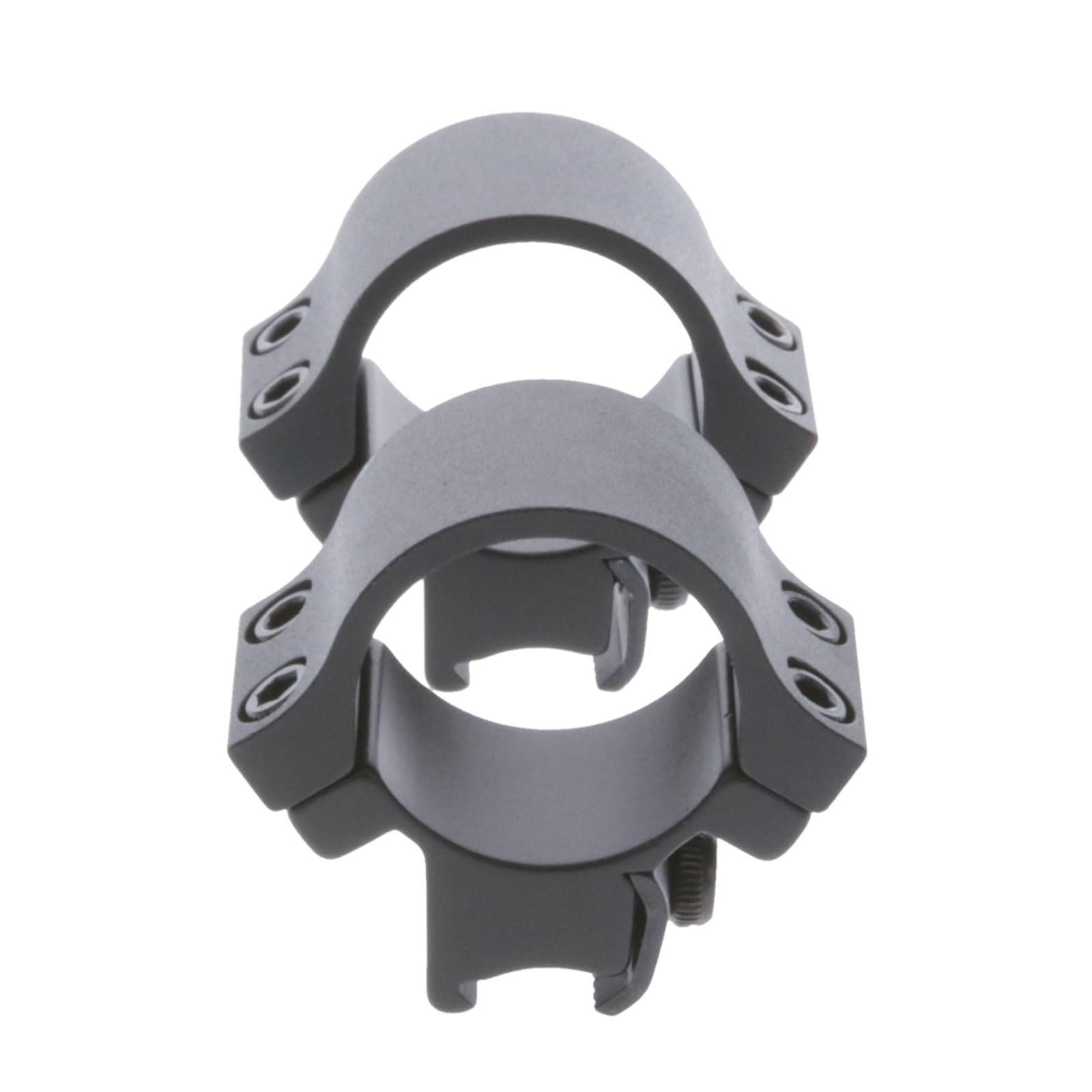 Lightweight TRUGLO Scope Rings | Tactical Hunting Shooting Versatile Durable Aluminum Mounting Accessory for 1" Tube Scope | for Rimfire/Airgun Rails | Medium (4 Screws per Ring)